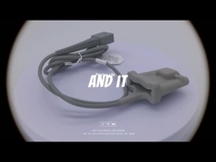 دراجر 2606485 جهاز استشعار SpO2 الرقيق البالغ طوله 1 متر قابلة لإعادة الاستخدام لمراقب Vista-120