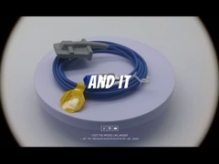 مستشعر M1191BL SpO2 مستشعر الحافظة الناعمة لمراقب المرضى الكبار 3 أمتار