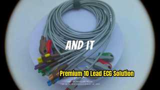 كابل ECG 10 رصاص عالي الجودة لاختبار الإجهاد