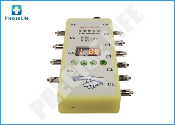 ECG SpO2 Medical simulator with 10 lead , Medical Simulation Equipment