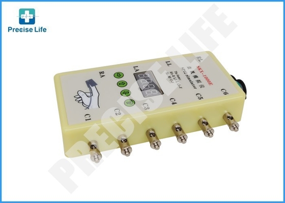 ECG SpO2 Medical simulator with 10 lead , Medical Simulation Equipment