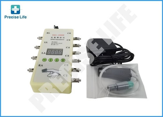 ECG SpO2 Medical simulator with 10 lead , Medical Simulation Equipment