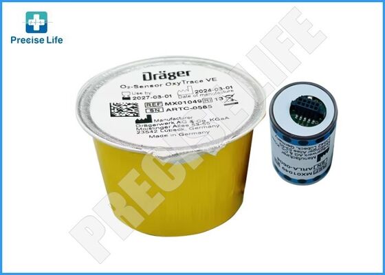 قطع الغيار الطبي استشعار الأصل دراجر MX01049 O2، Oxytrace VE MX01049 استشعار الأوكسجين